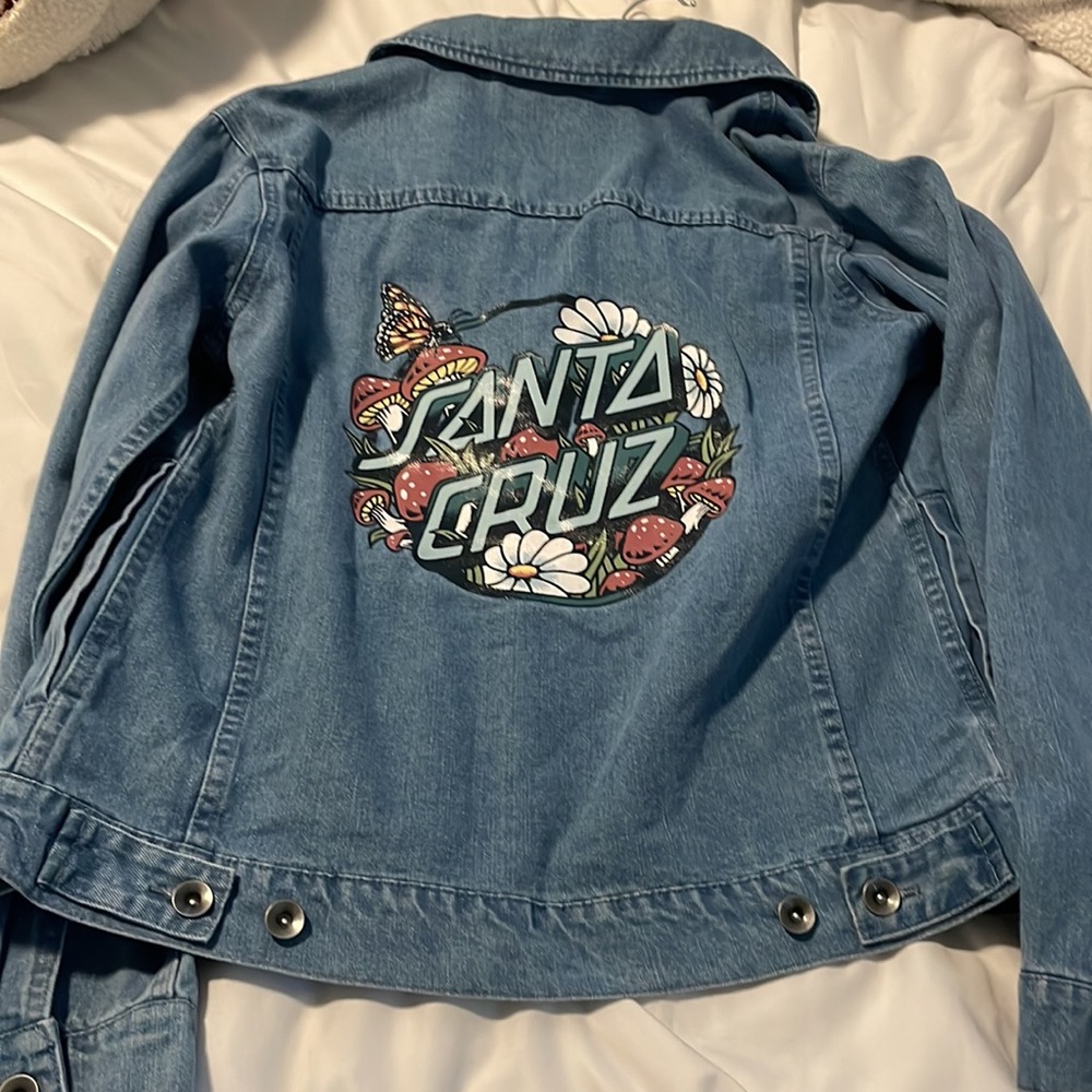 Santa Cruz denim jacket brand new with tags